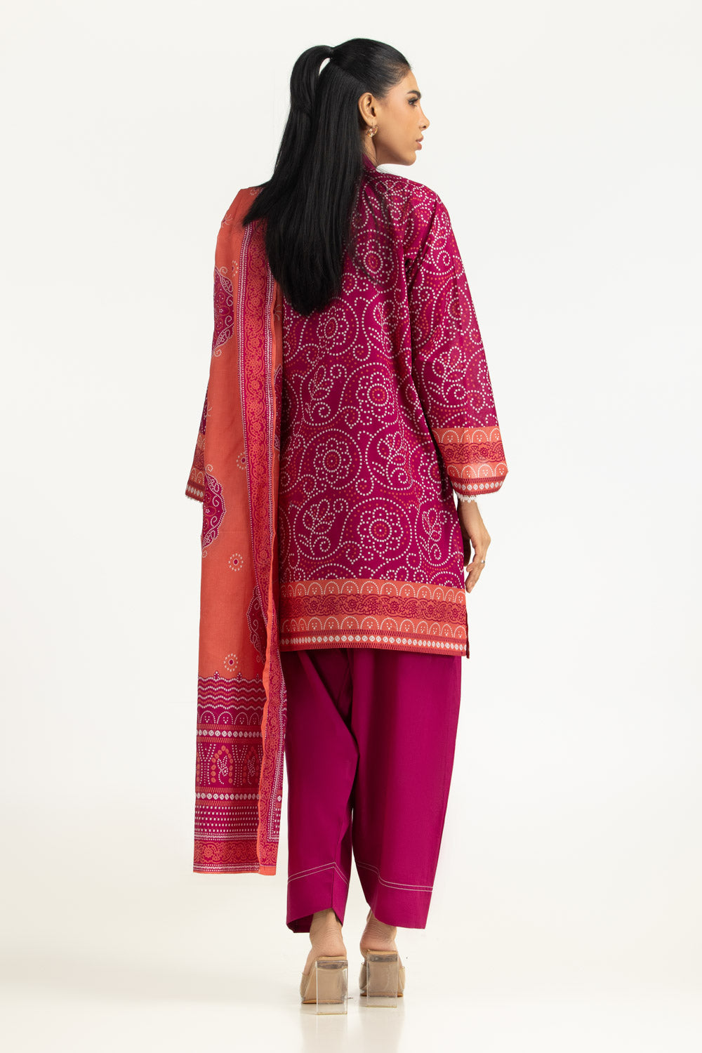 3Pc Lawn Printed Suit