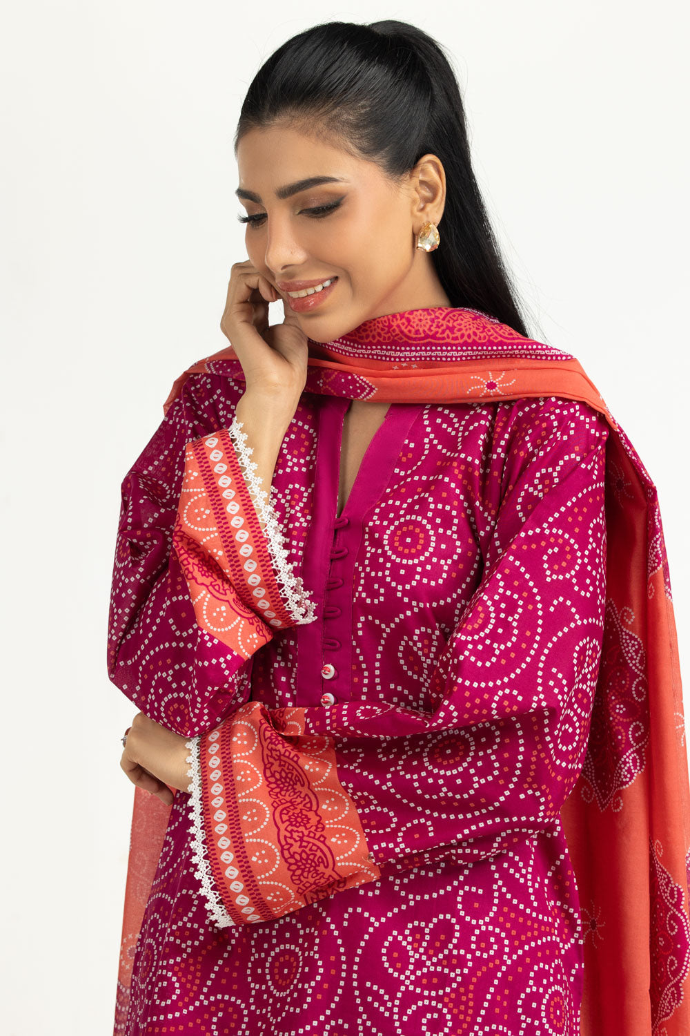 3Pc Lawn Printed Suit