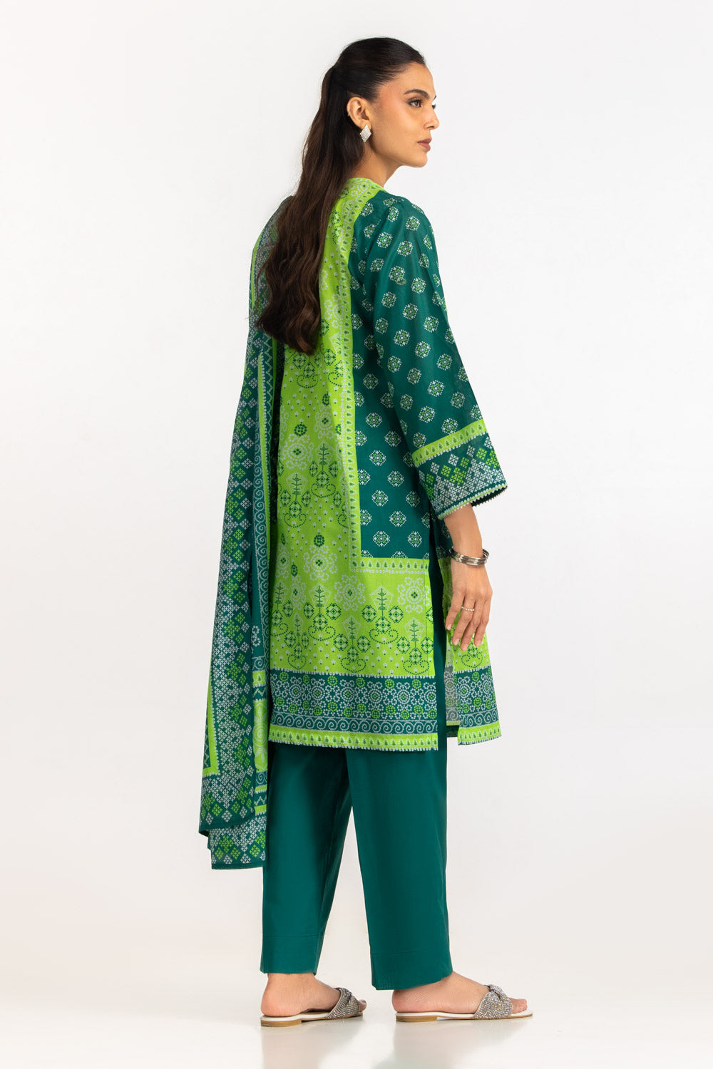 3Pc Lawn Printed Suit
