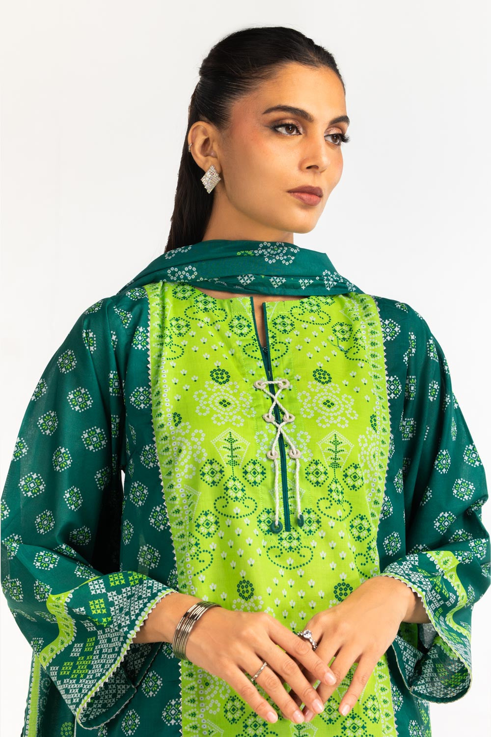3Pc Lawn Printed Suit