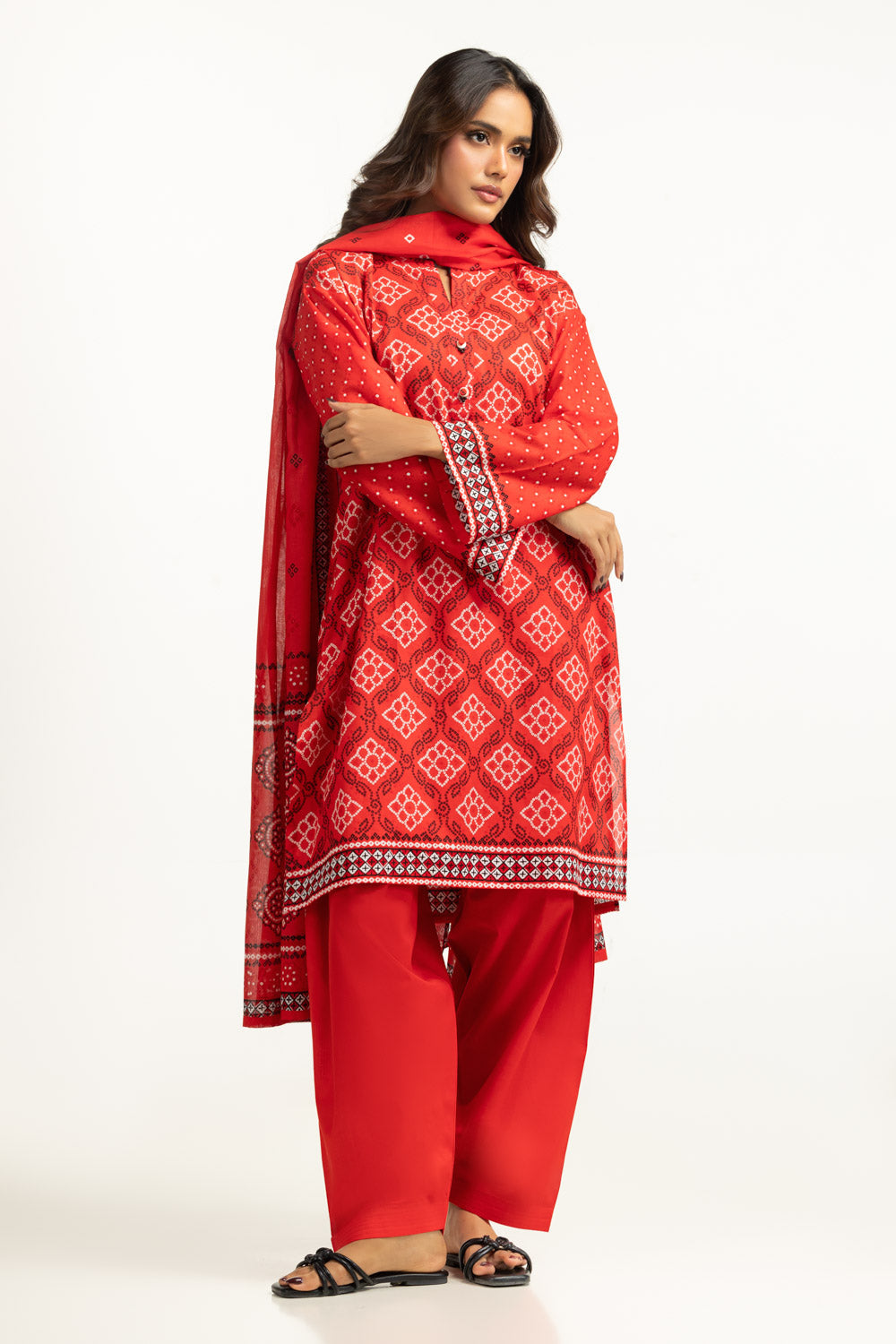 3PC Lawn Printed Suit