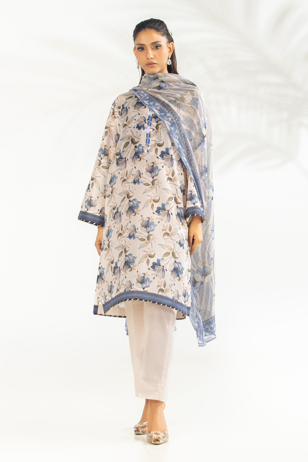 3Pc Lawn Printed Suit