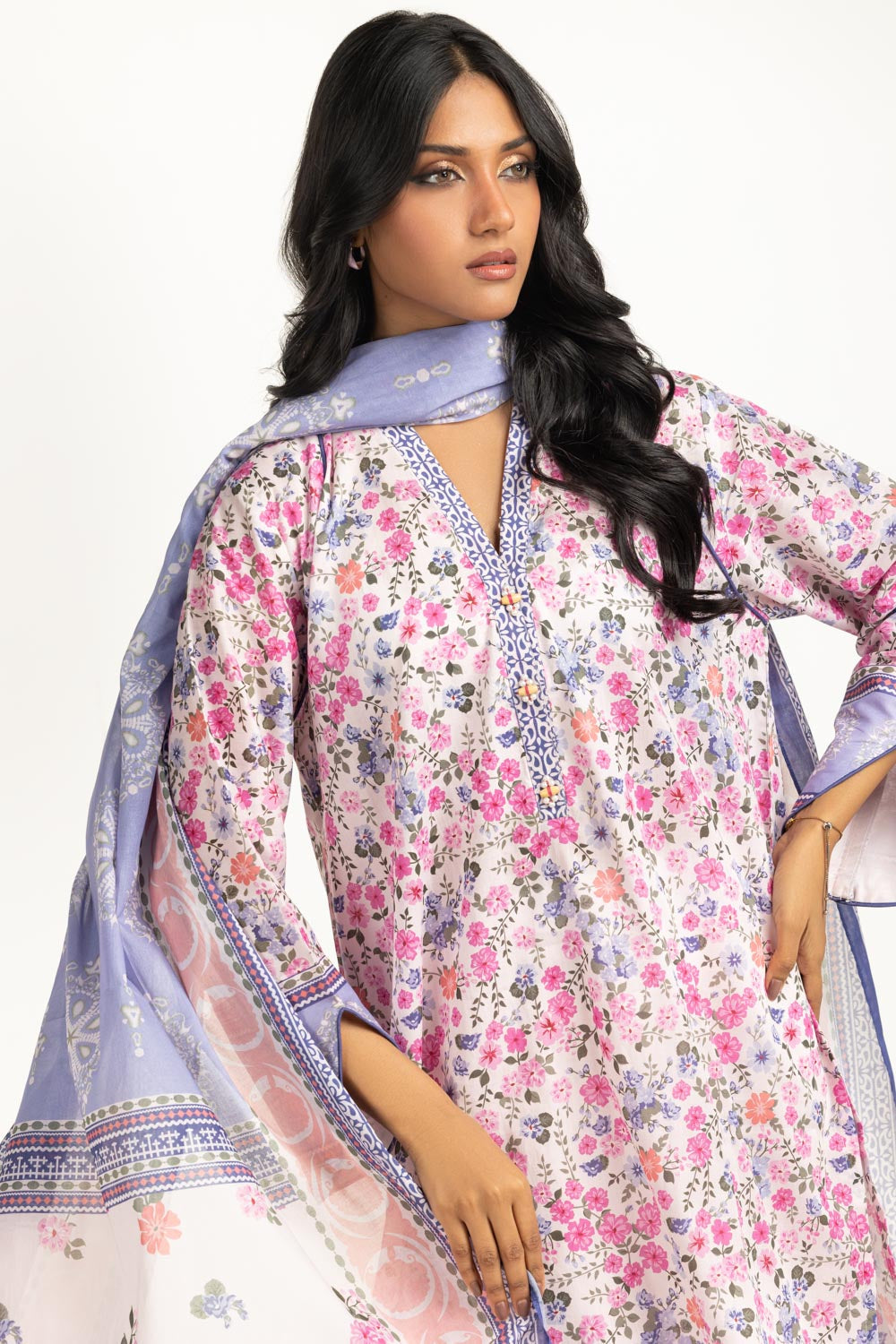 3Pc Lawn Printed Suit