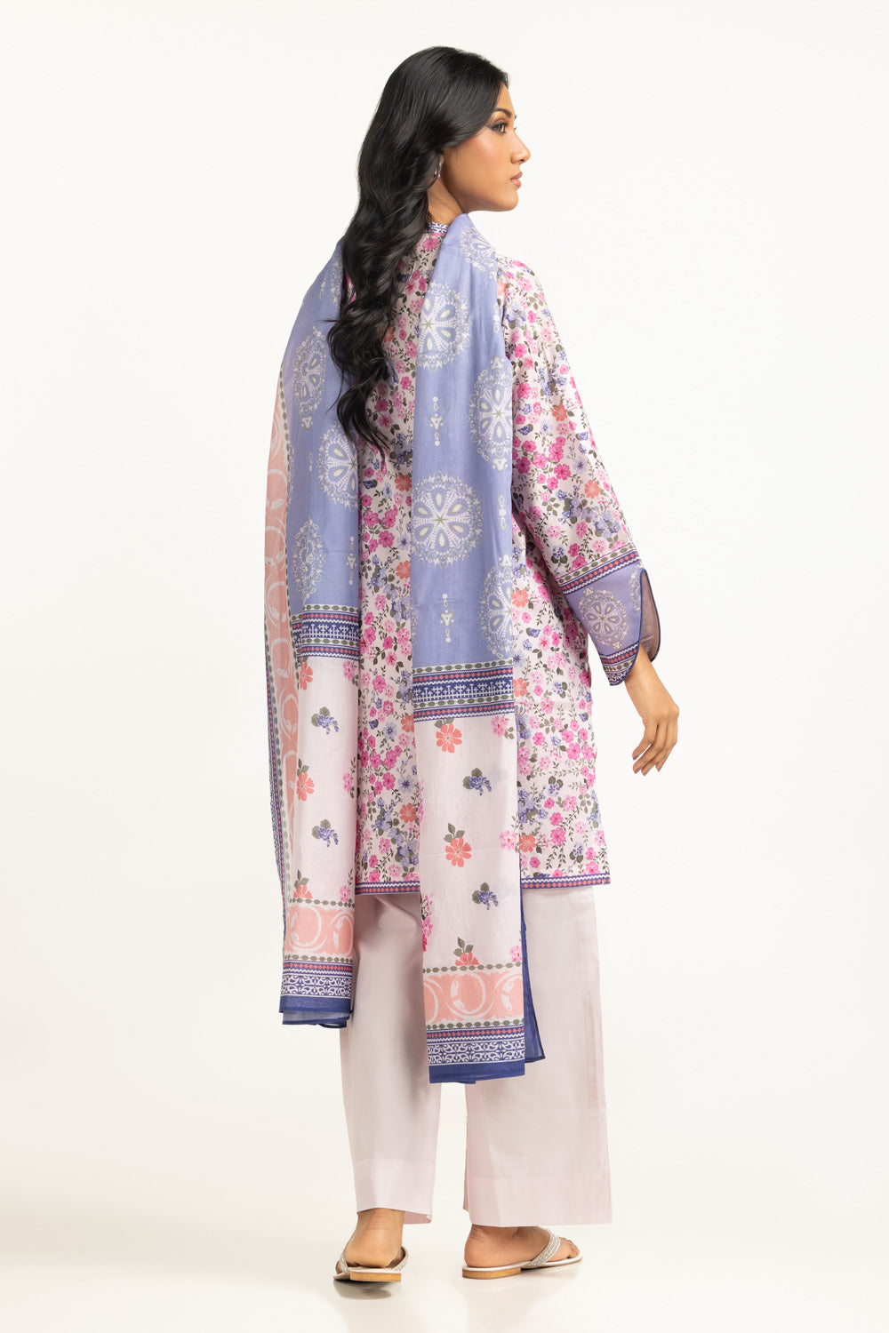 3Pc Lawn Printed Suit