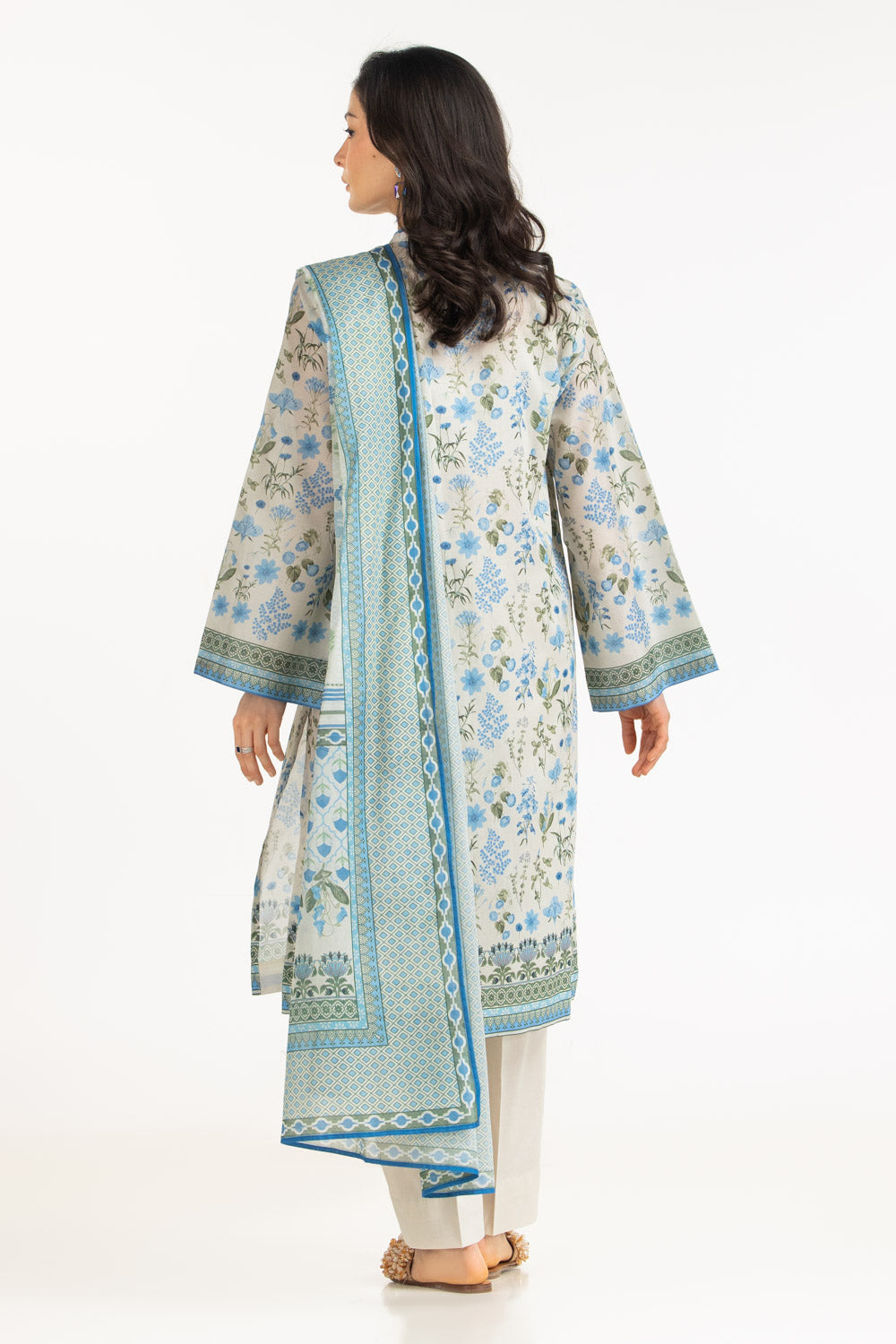 3Pc Lawn Printed Suit