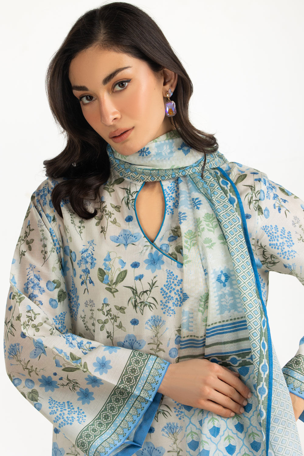 3Pc Lawn Printed Suit