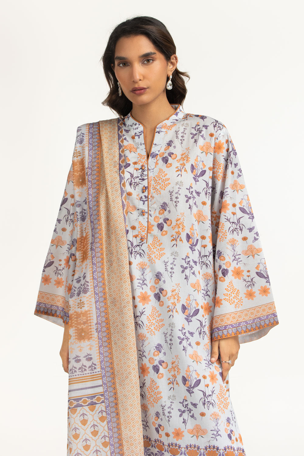 3Pc Lawn Printed Suit
