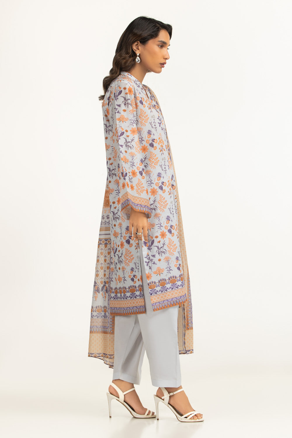 3Pc Lawn Printed Suit