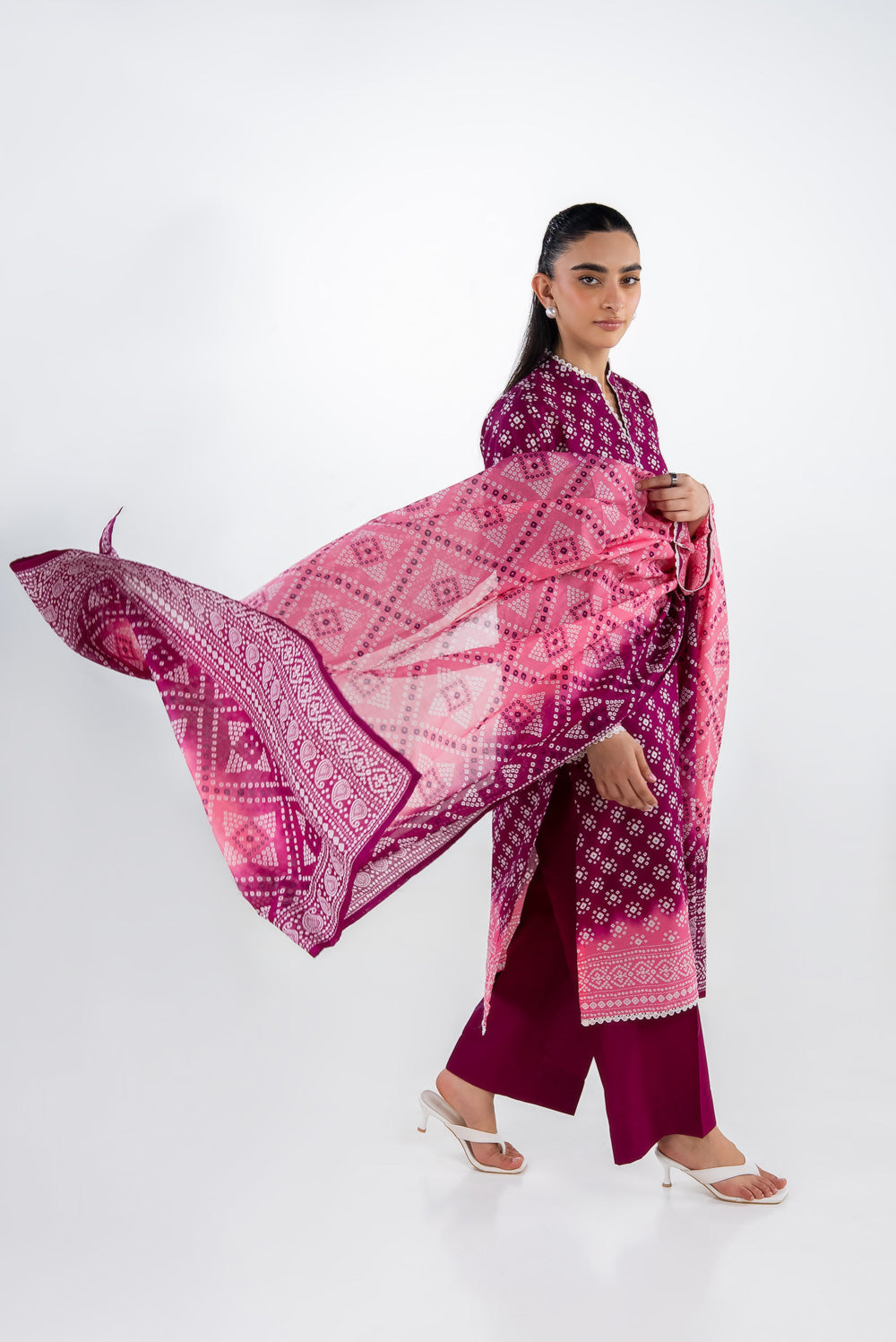 3Pc Lawn Printed Suit