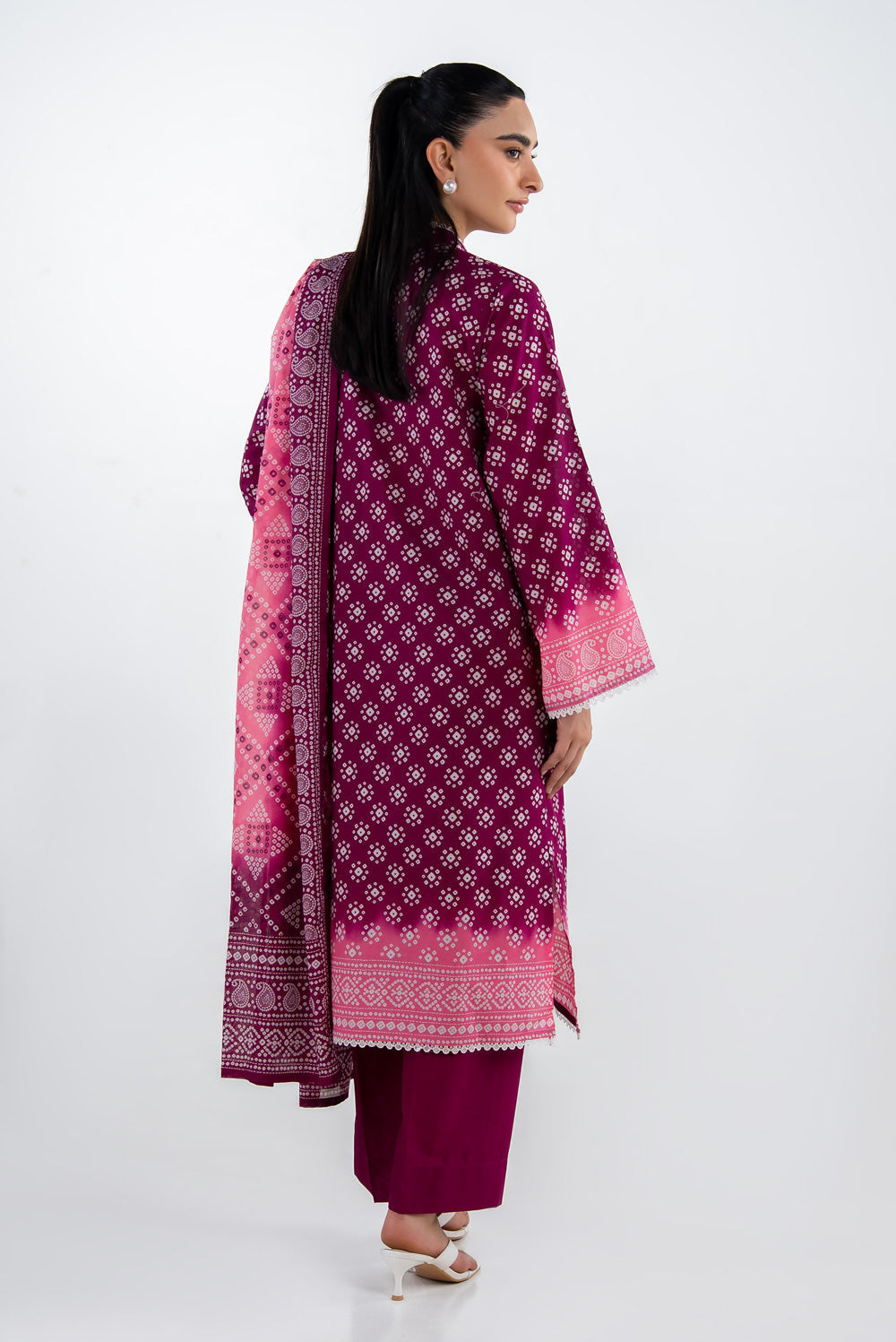 3Pc Lawn Printed Suit