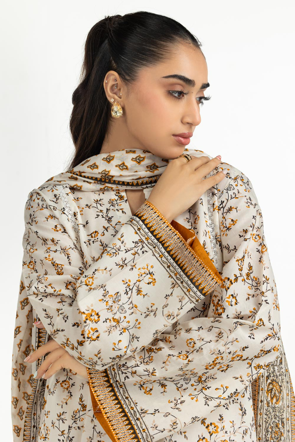 3Pc Lawn Printed Suit