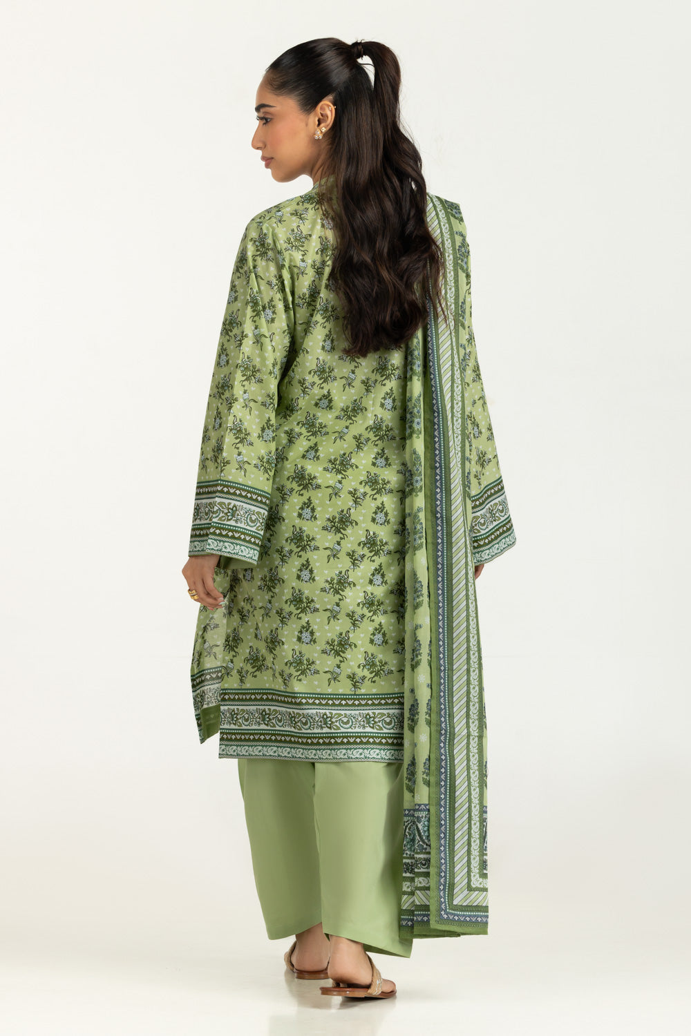 3Pc Lawn Printed Suit