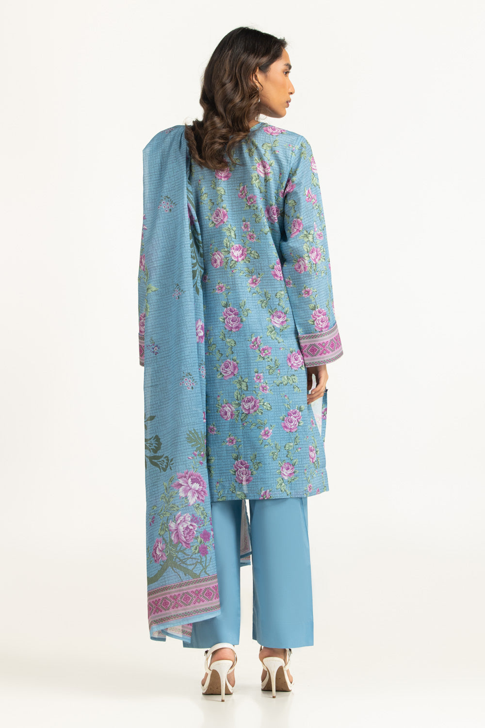 3Pc Lawn Printed Suit