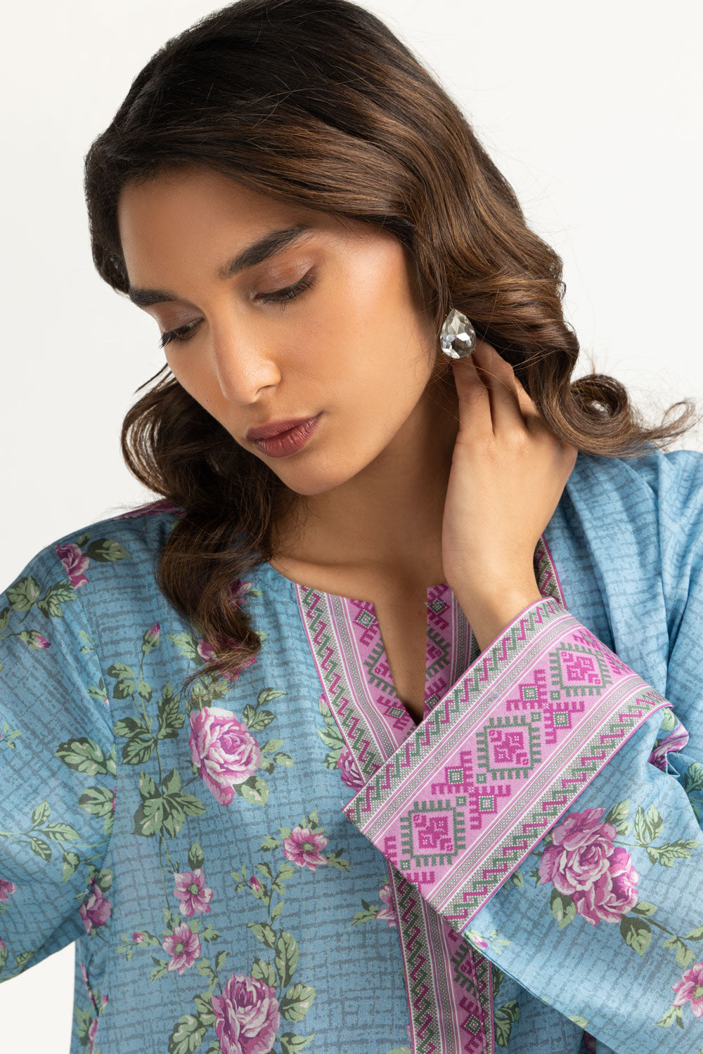 3Pc Lawn Printed Suit