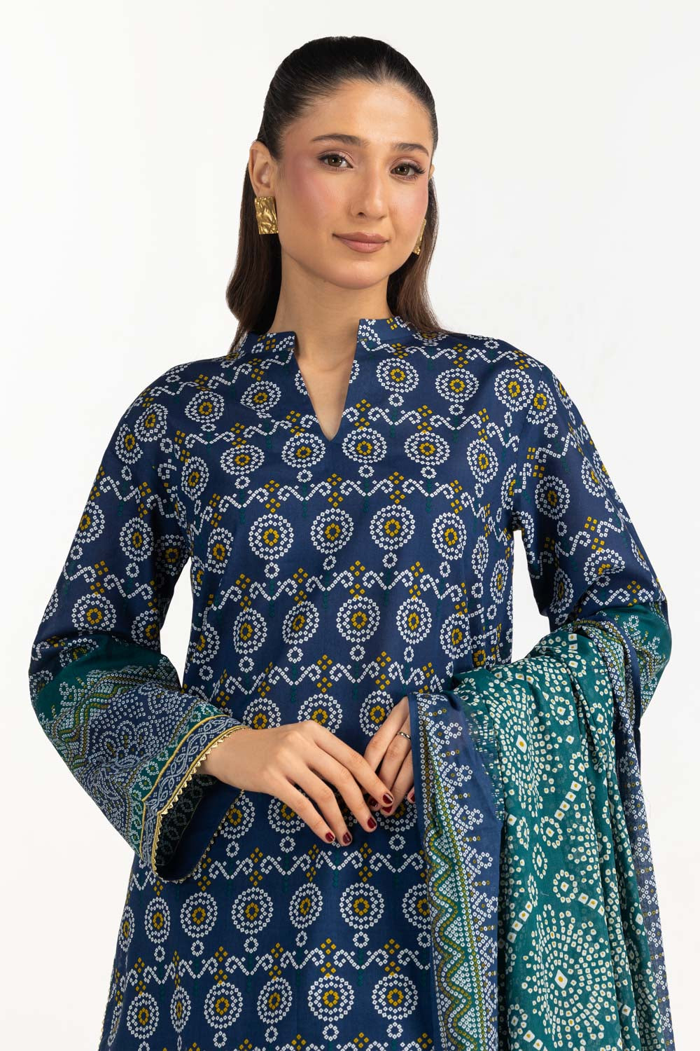 3Pc Lawn Printed Suit