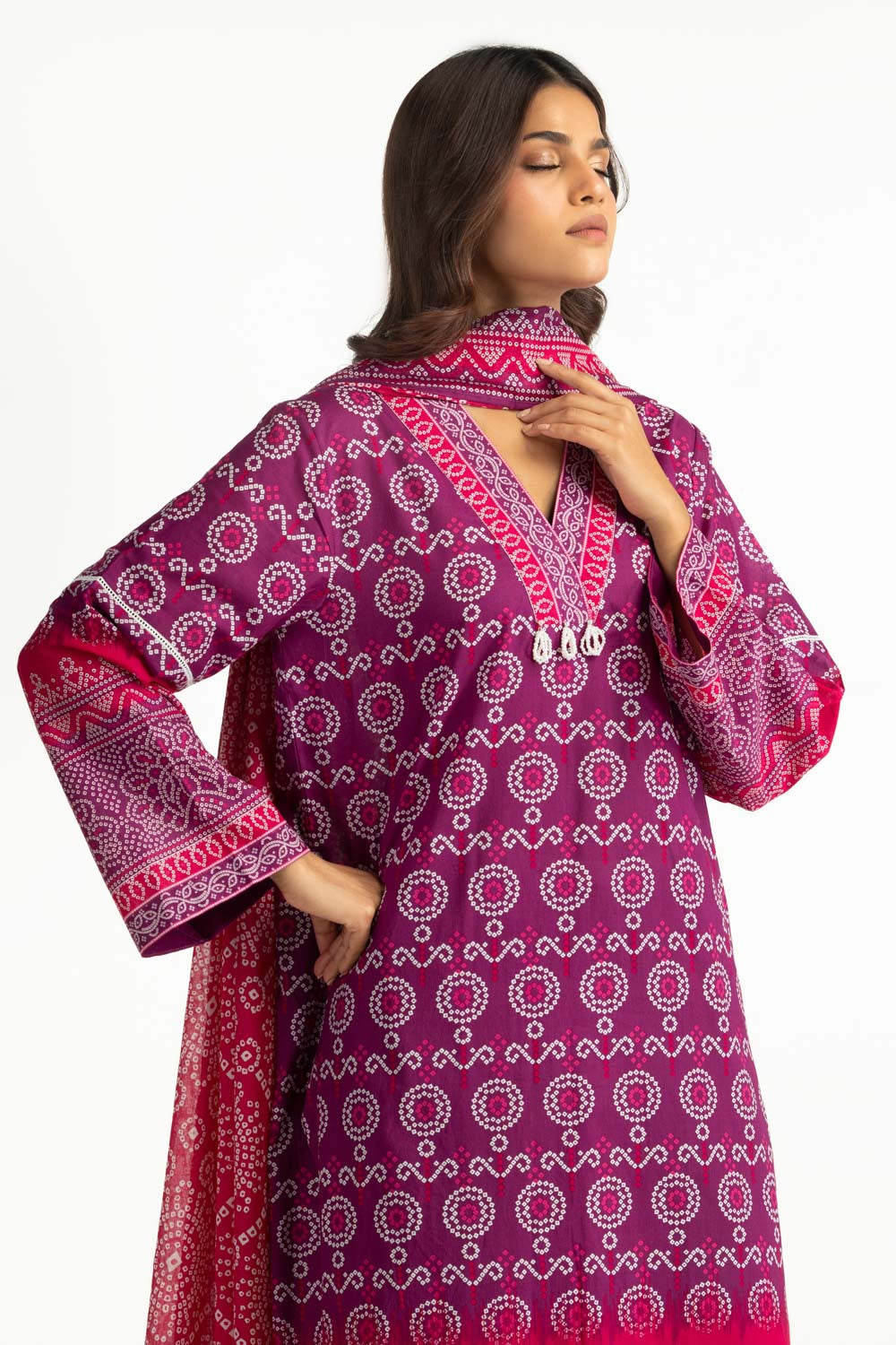 3Pc Lawn Printed Suit