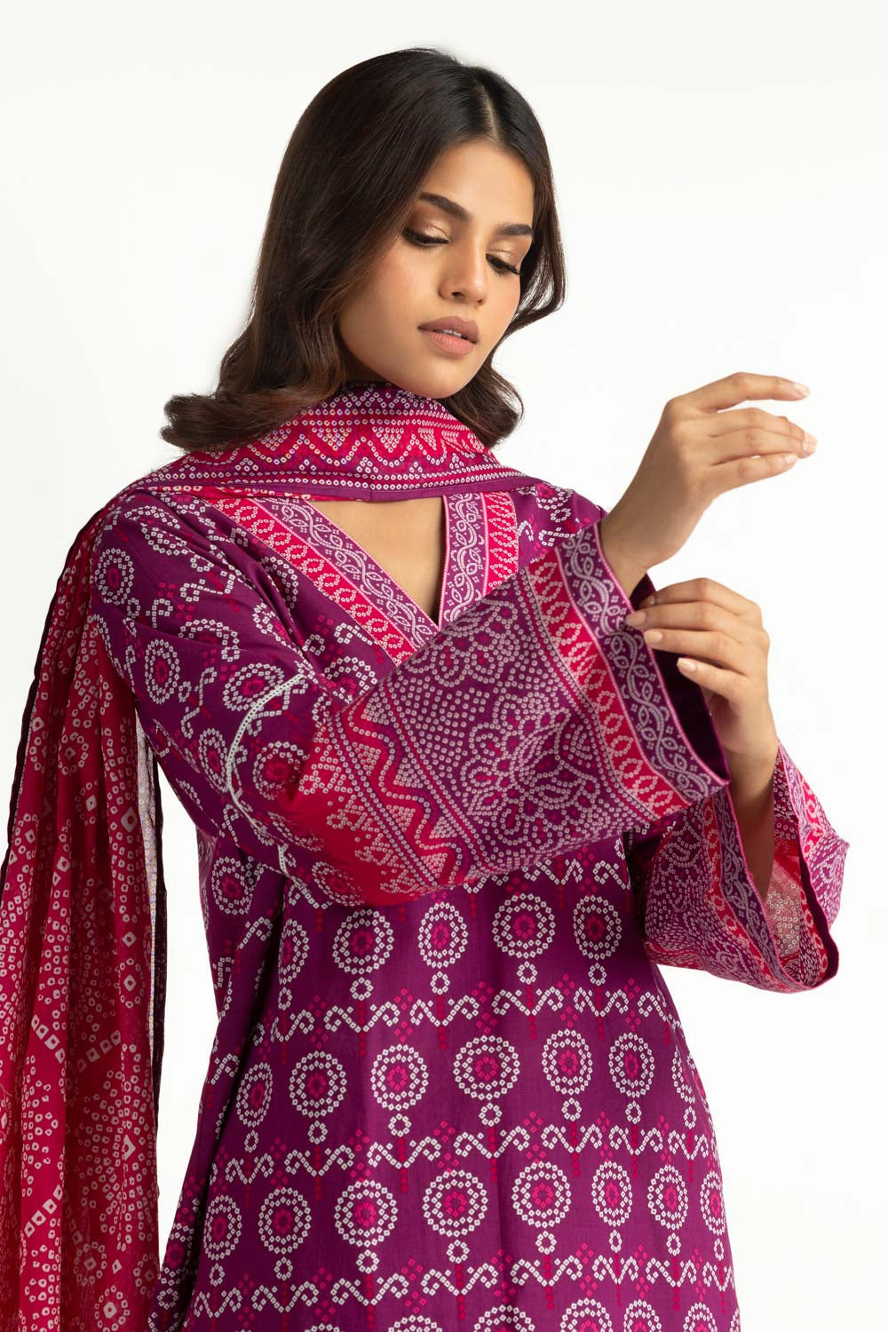 3Pc Lawn Printed Suit