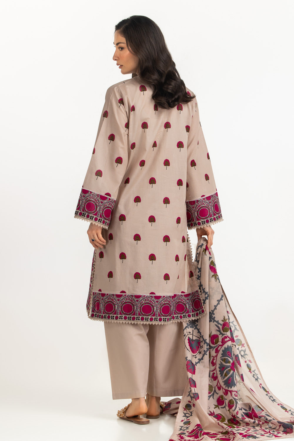 3Pc Lawn Printed Suit
