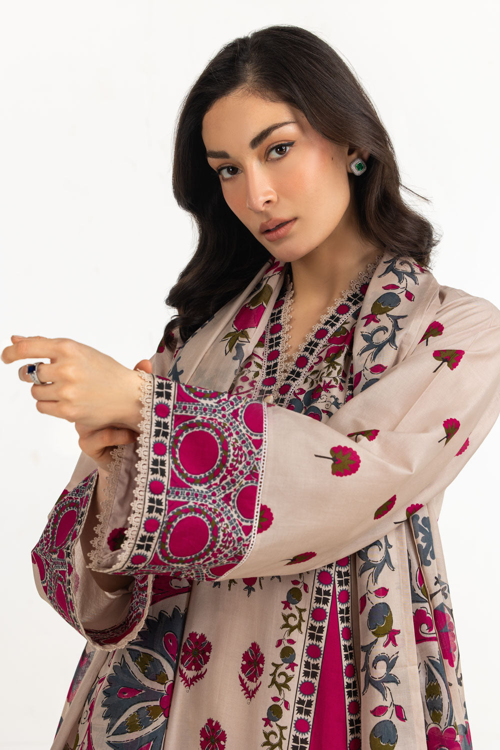 3Pc Lawn Printed Suit