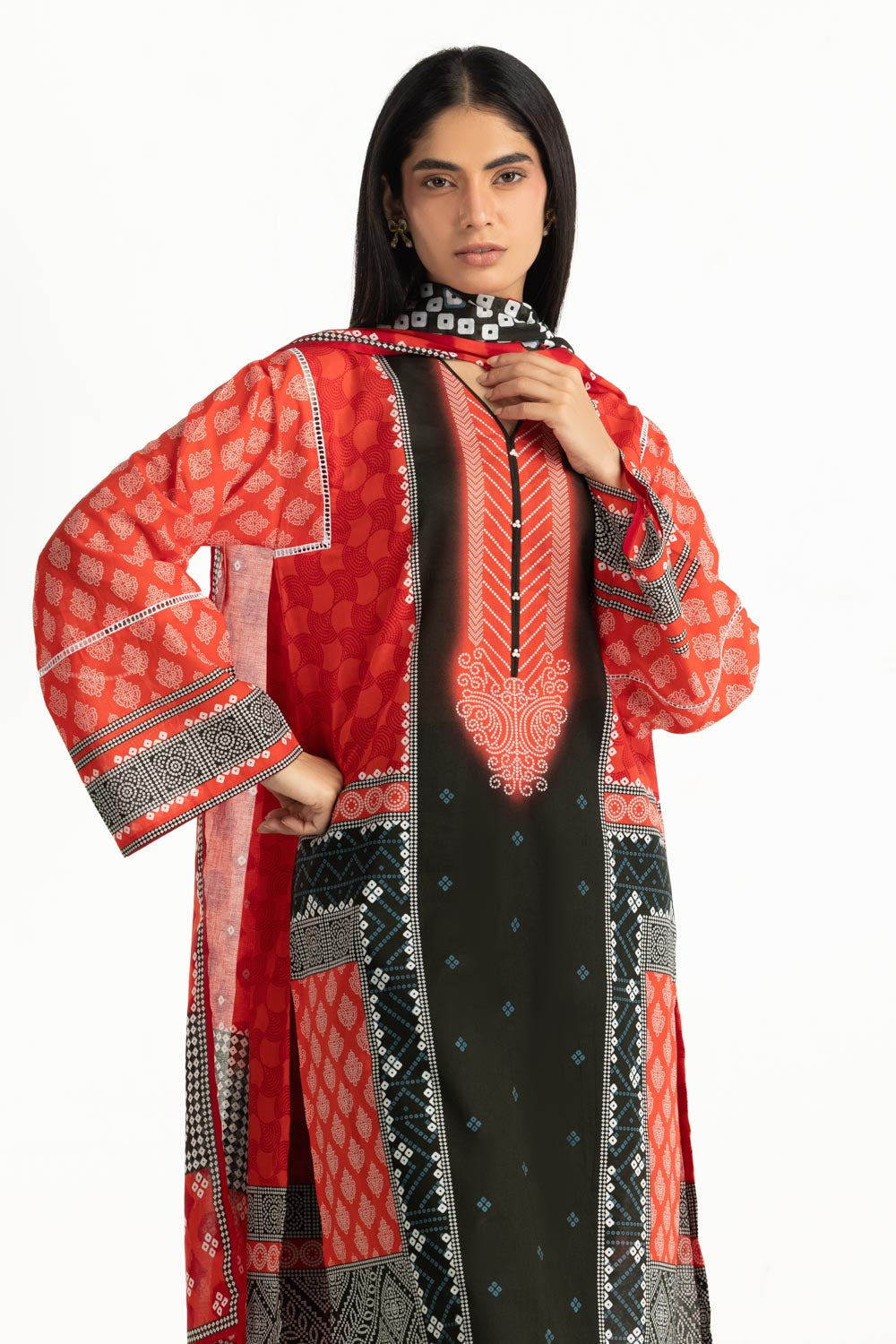 3Pc Lawn Printed Suit