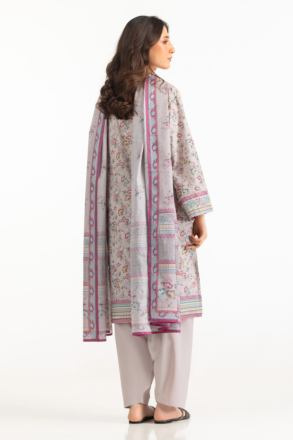 3Pc Lawn Printed Suit