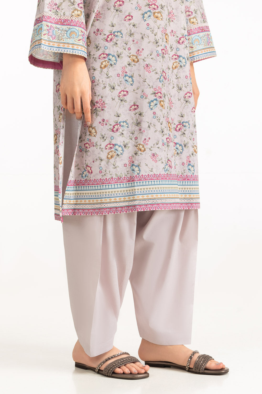 3Pc Lawn Printed Suit