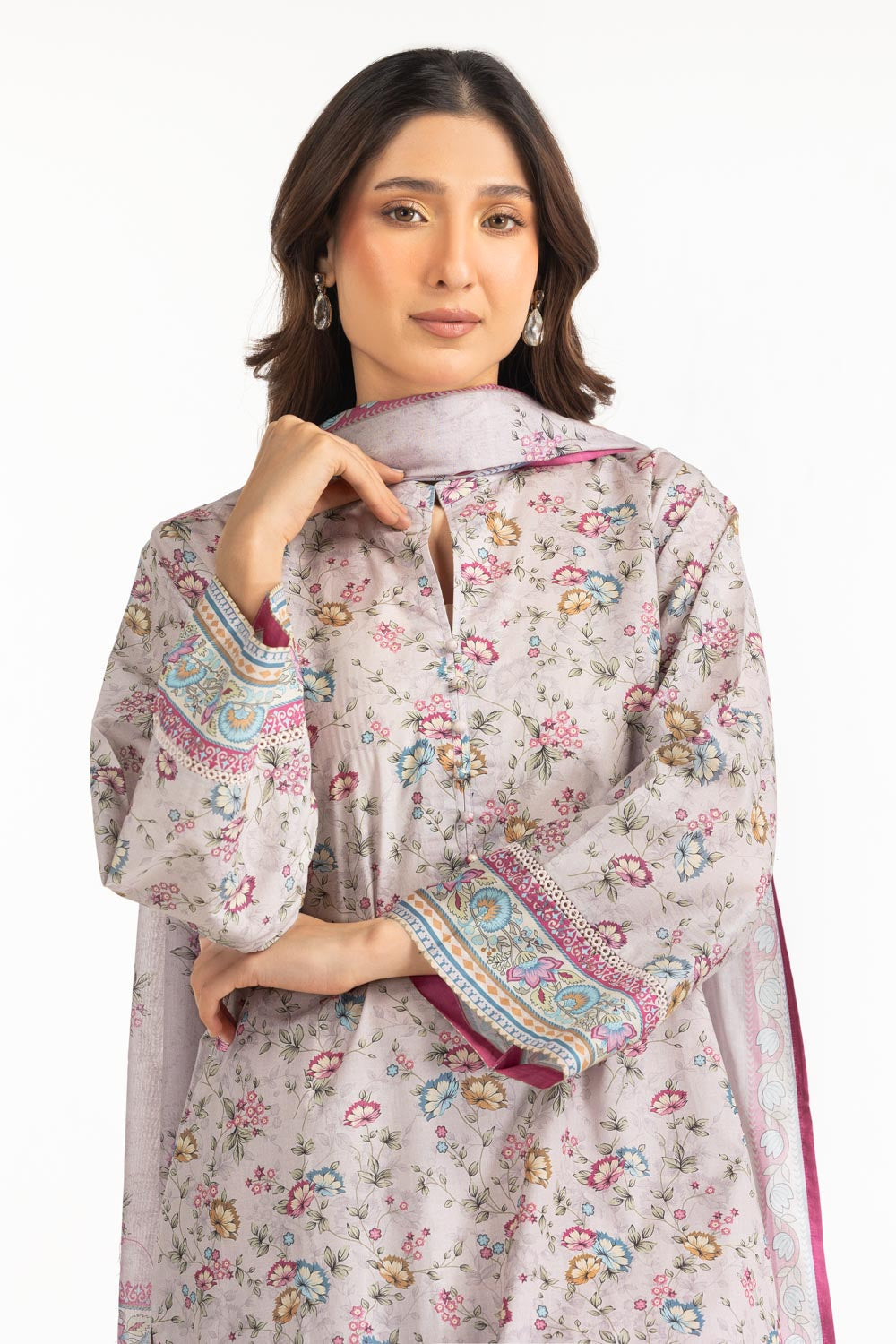 3Pc Lawn Printed Suit