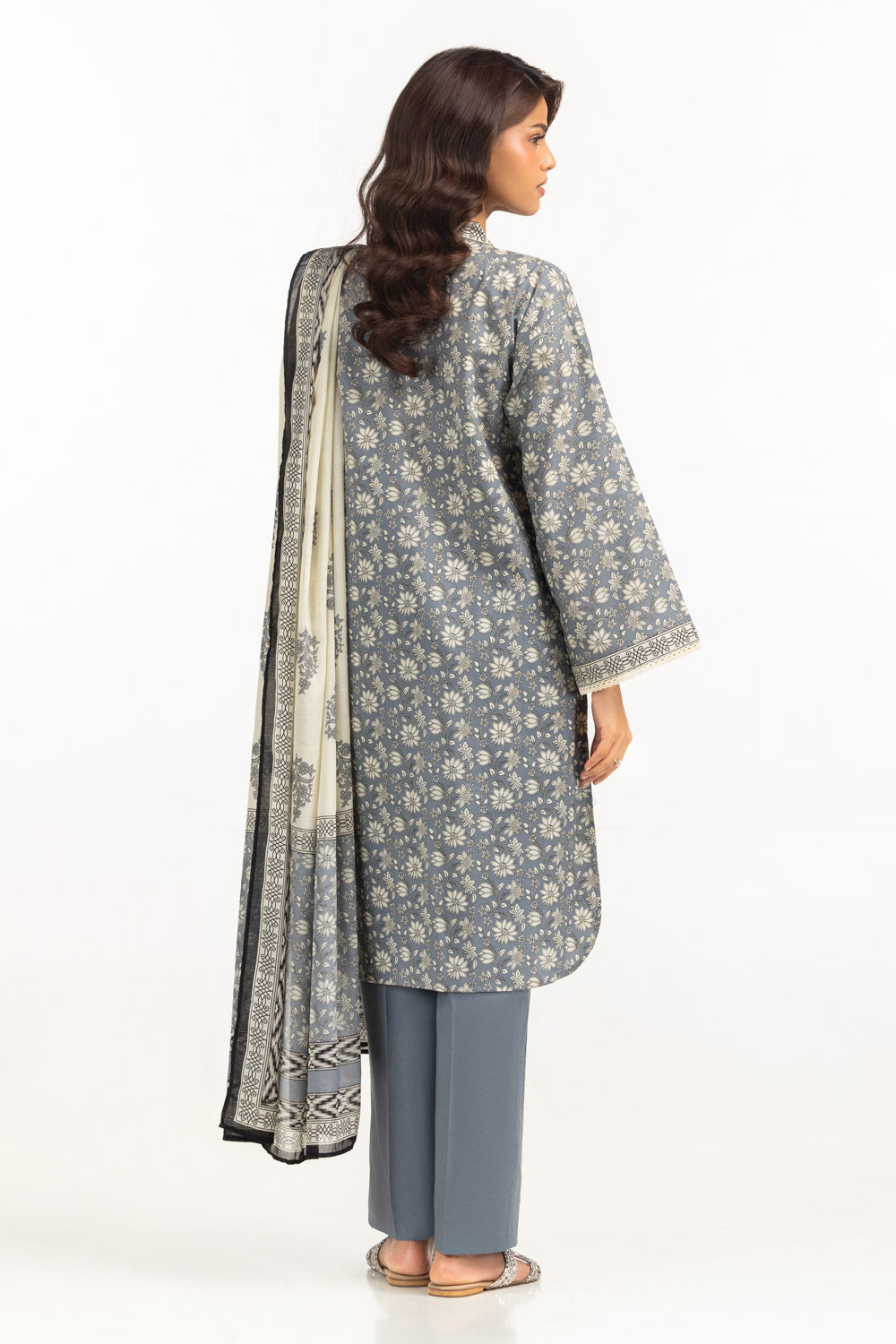 3Pc Lawn Printed Suit