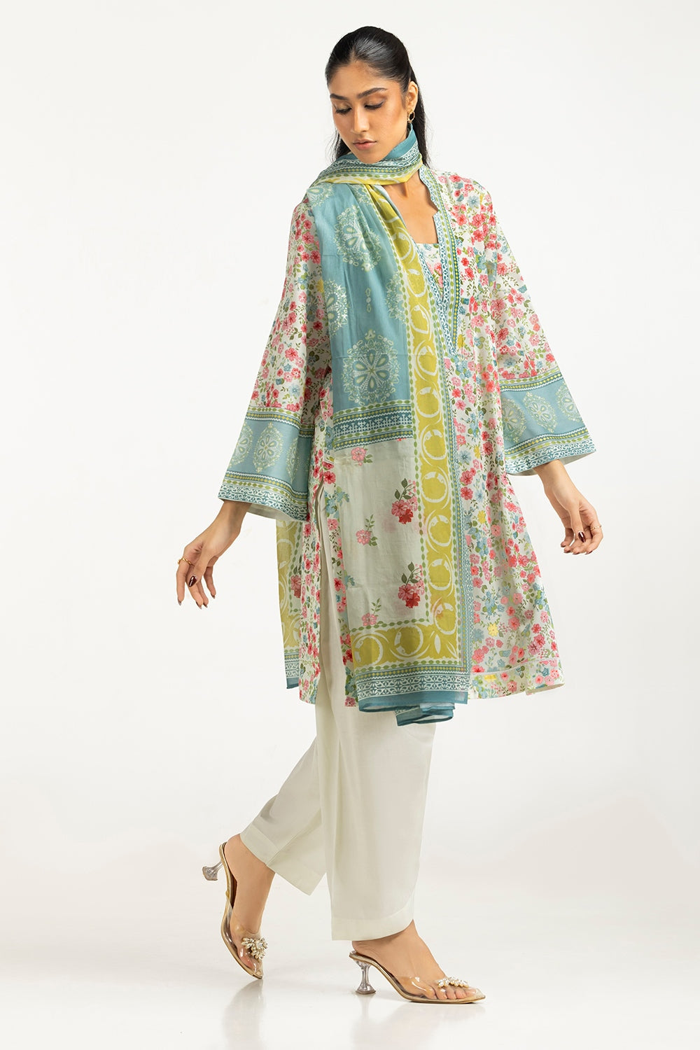 3Pc Lawn Printed Suit