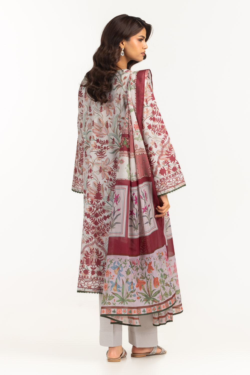 3Pc Lawn Printed Suit