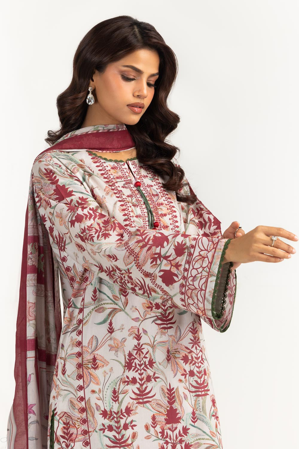 3Pc Lawn Printed Suit