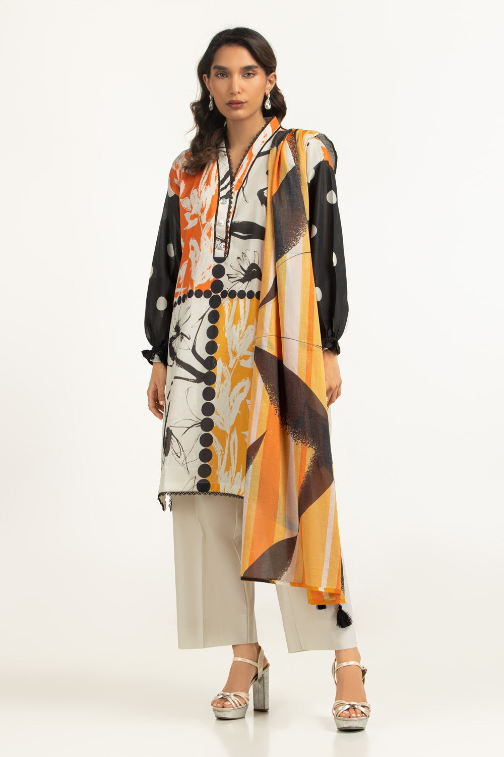 3Pc Lawn Printed Suit