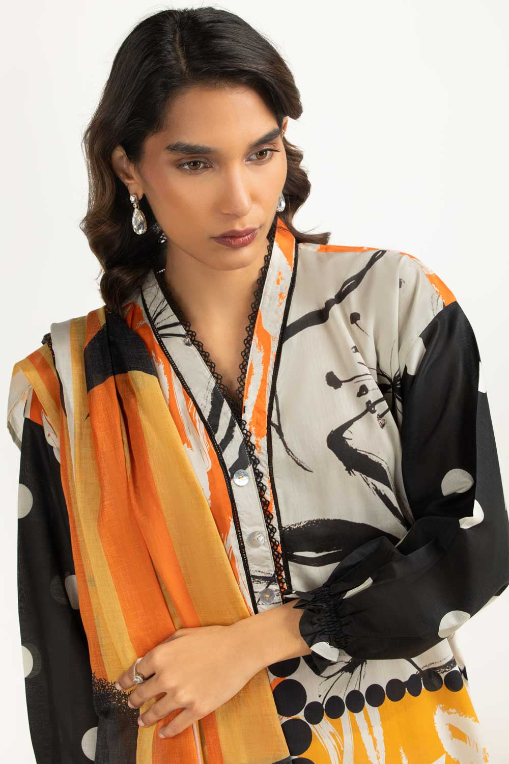 3Pc Lawn Printed Suit
