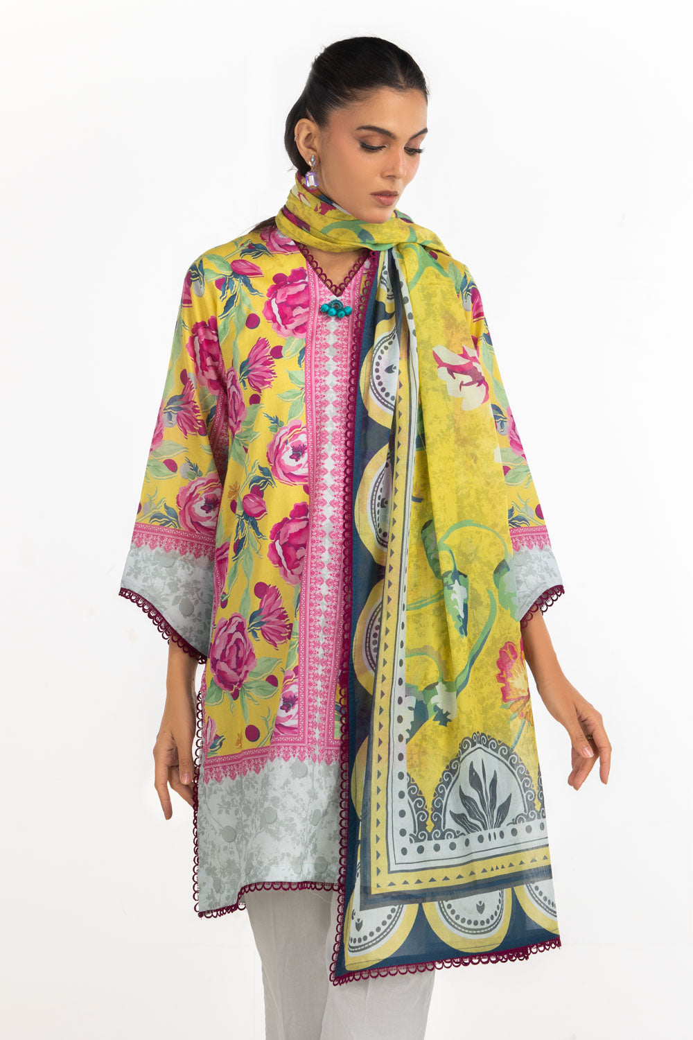 3Pc Lawn Printed Suit