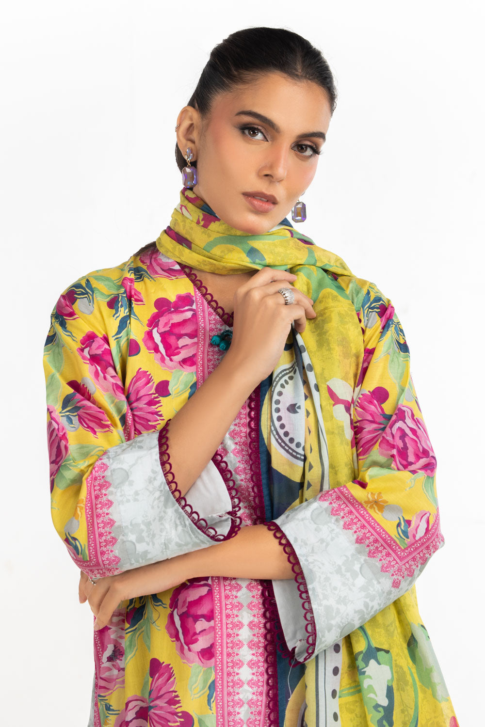 3Pc Lawn Printed Suit