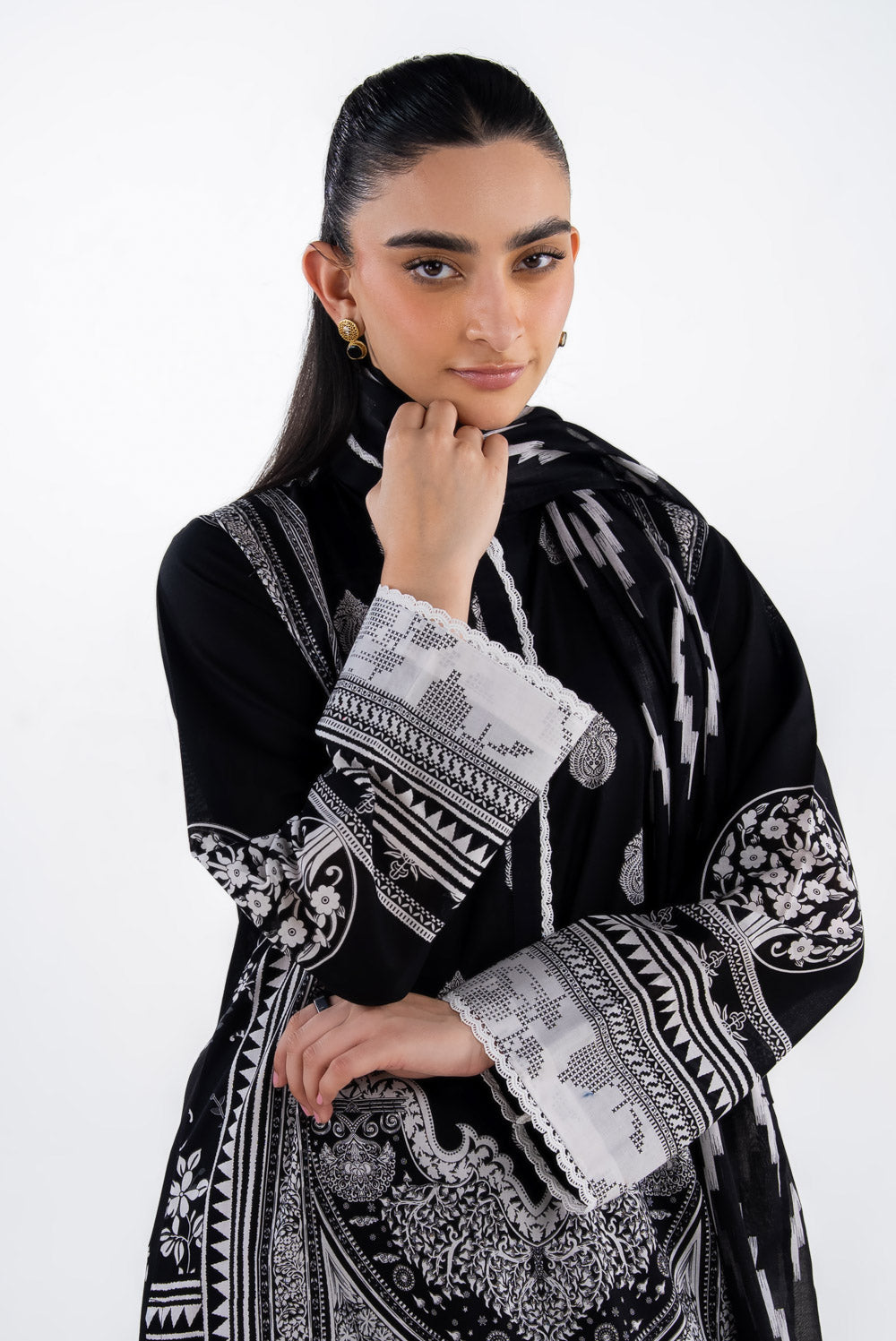 3Pc Lawn Printed Suit