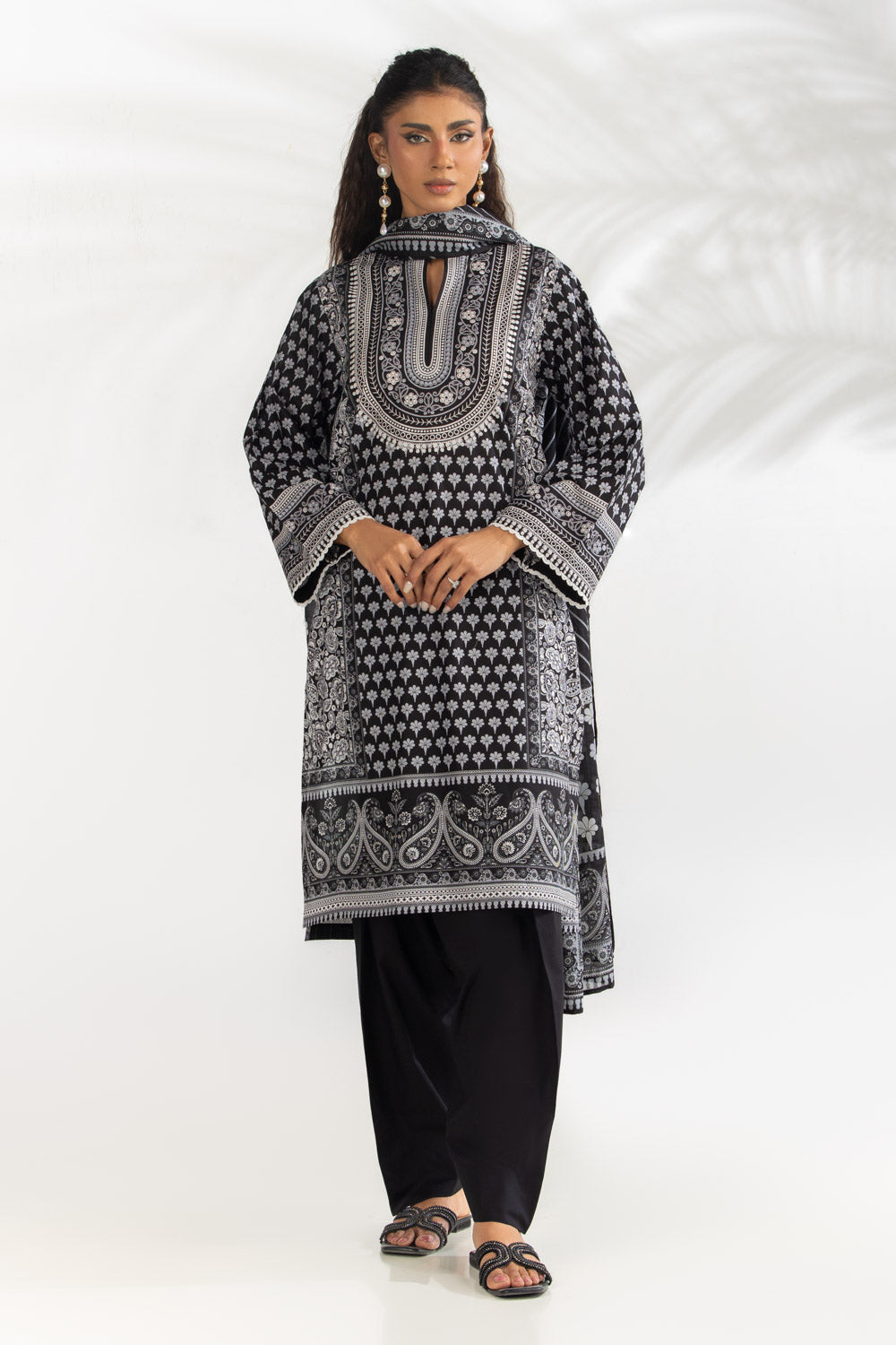 3Pc Lawn Printed Suit