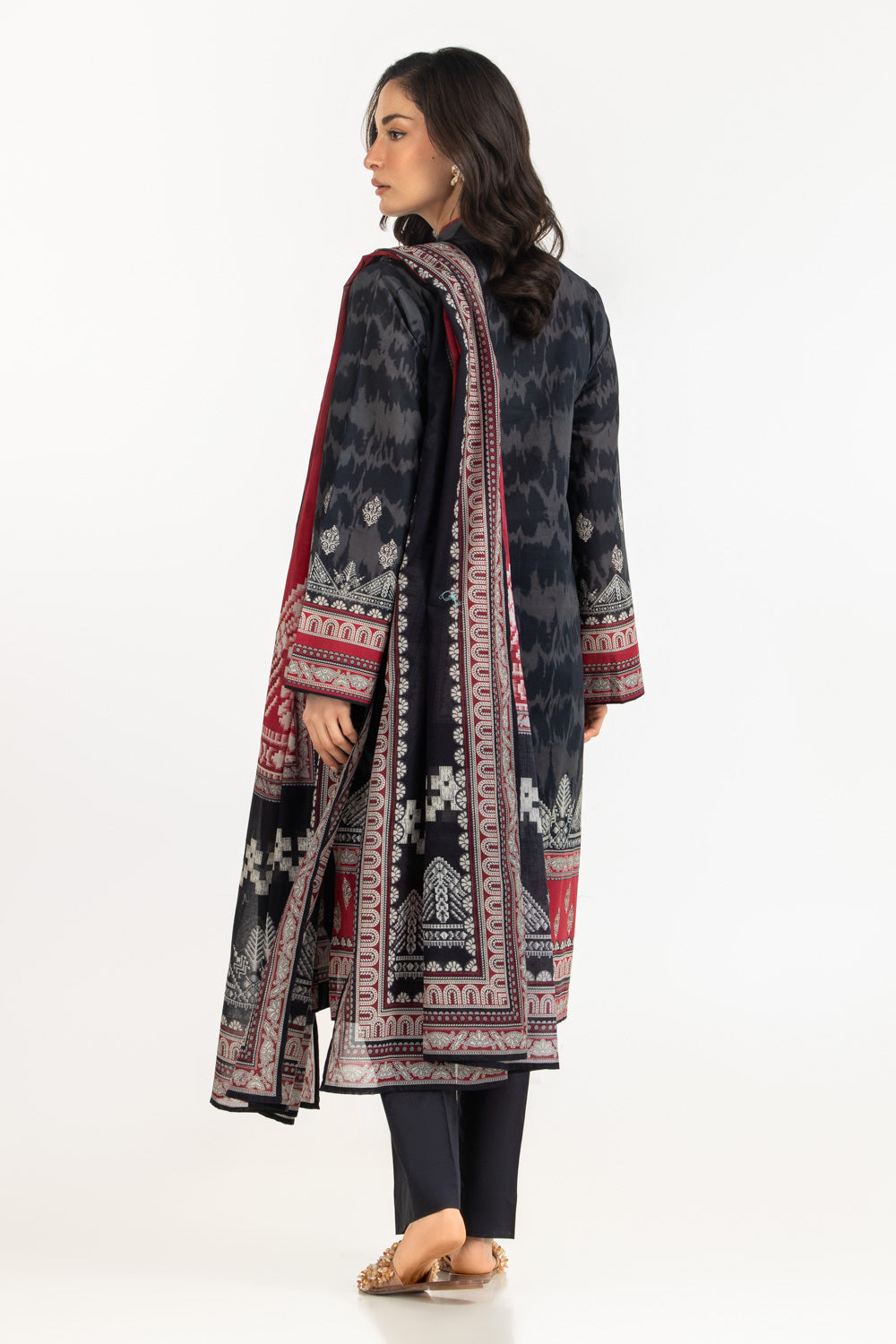 3Pc Lawn Printed Suit