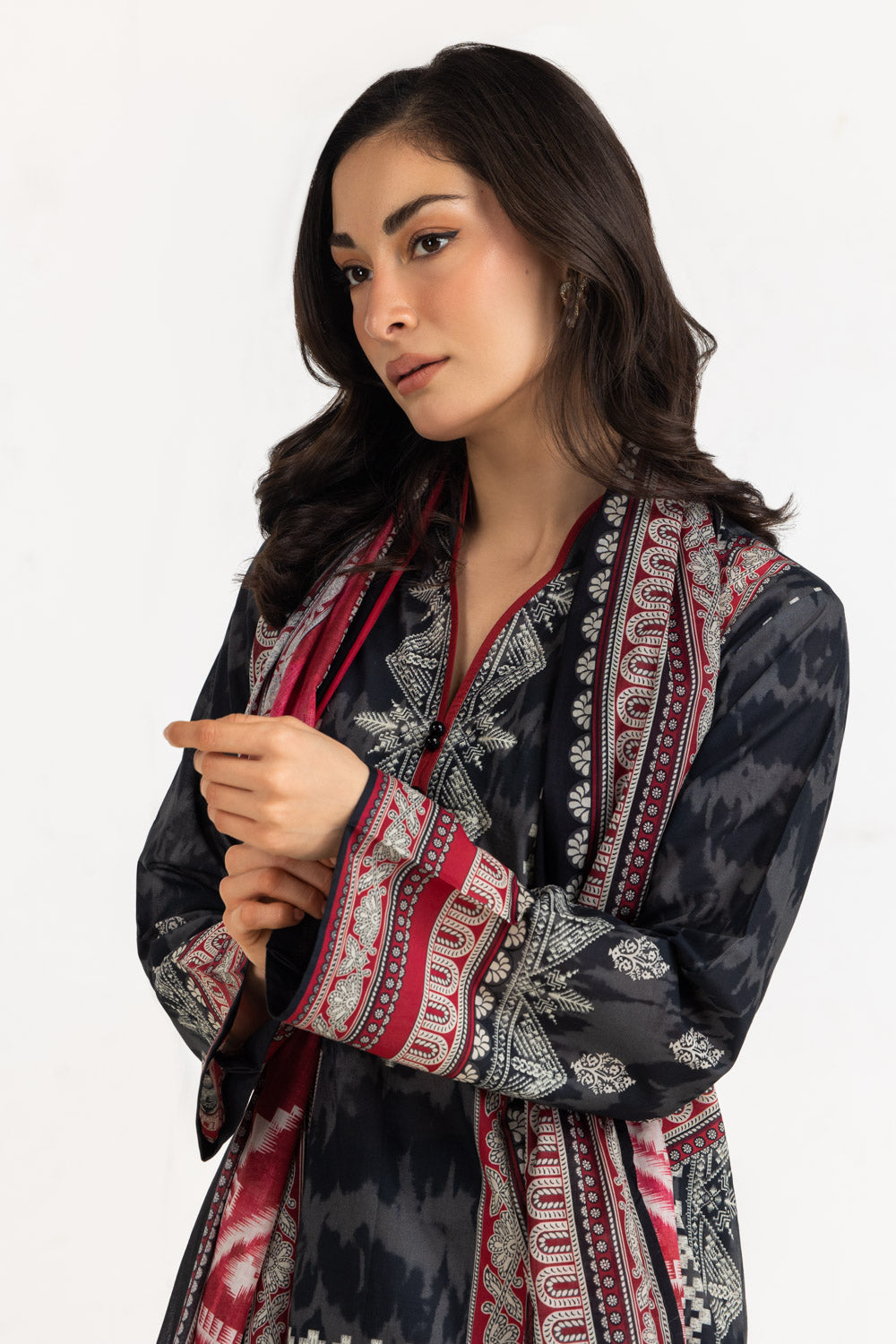 3Pc Lawn Printed Suit
