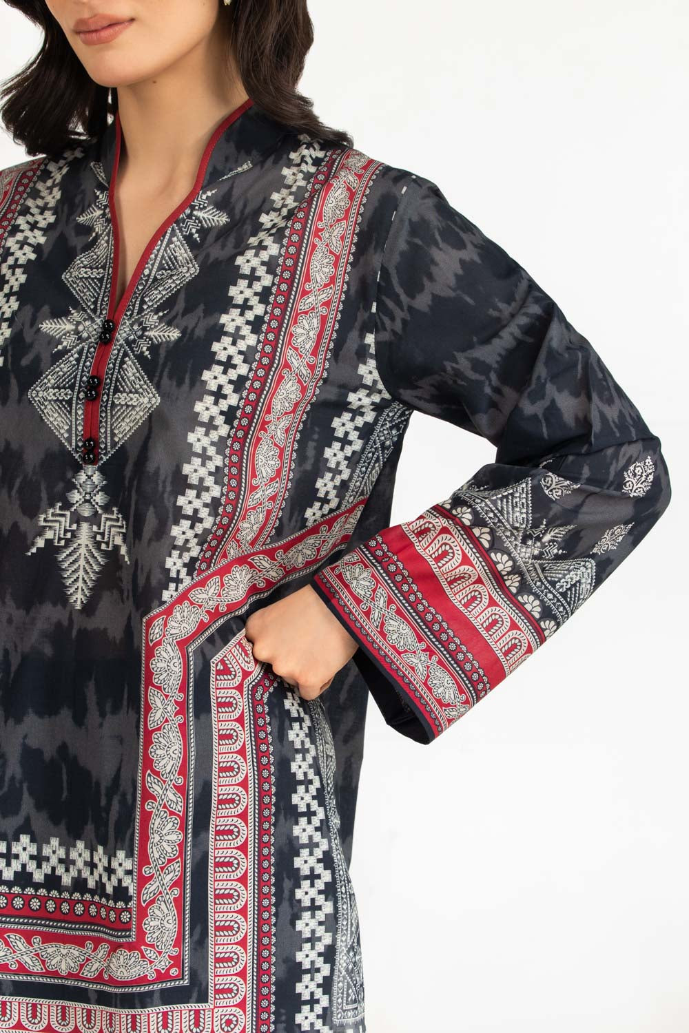 3Pc Lawn Printed Suit