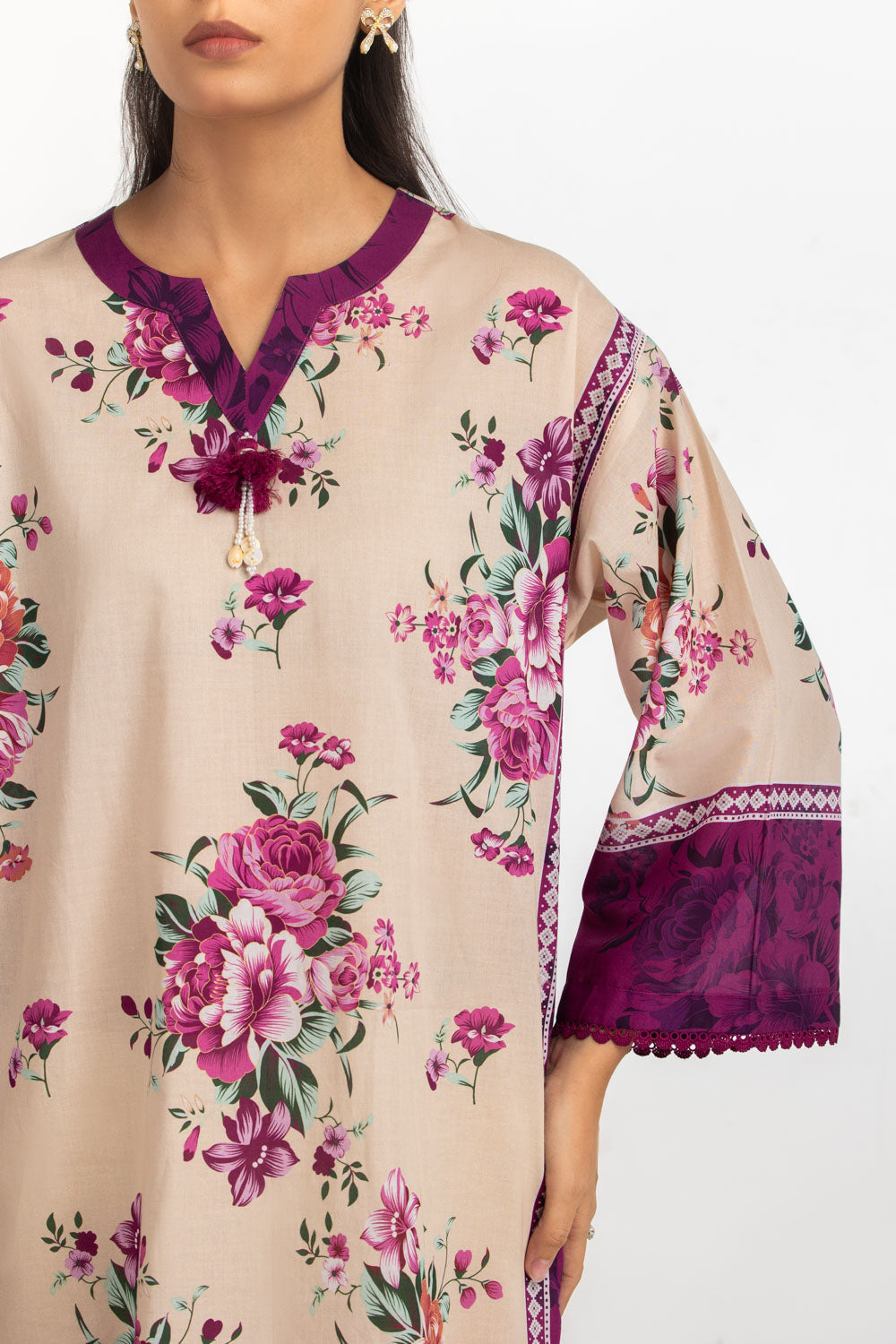 3Pc Lawn Printed Suit