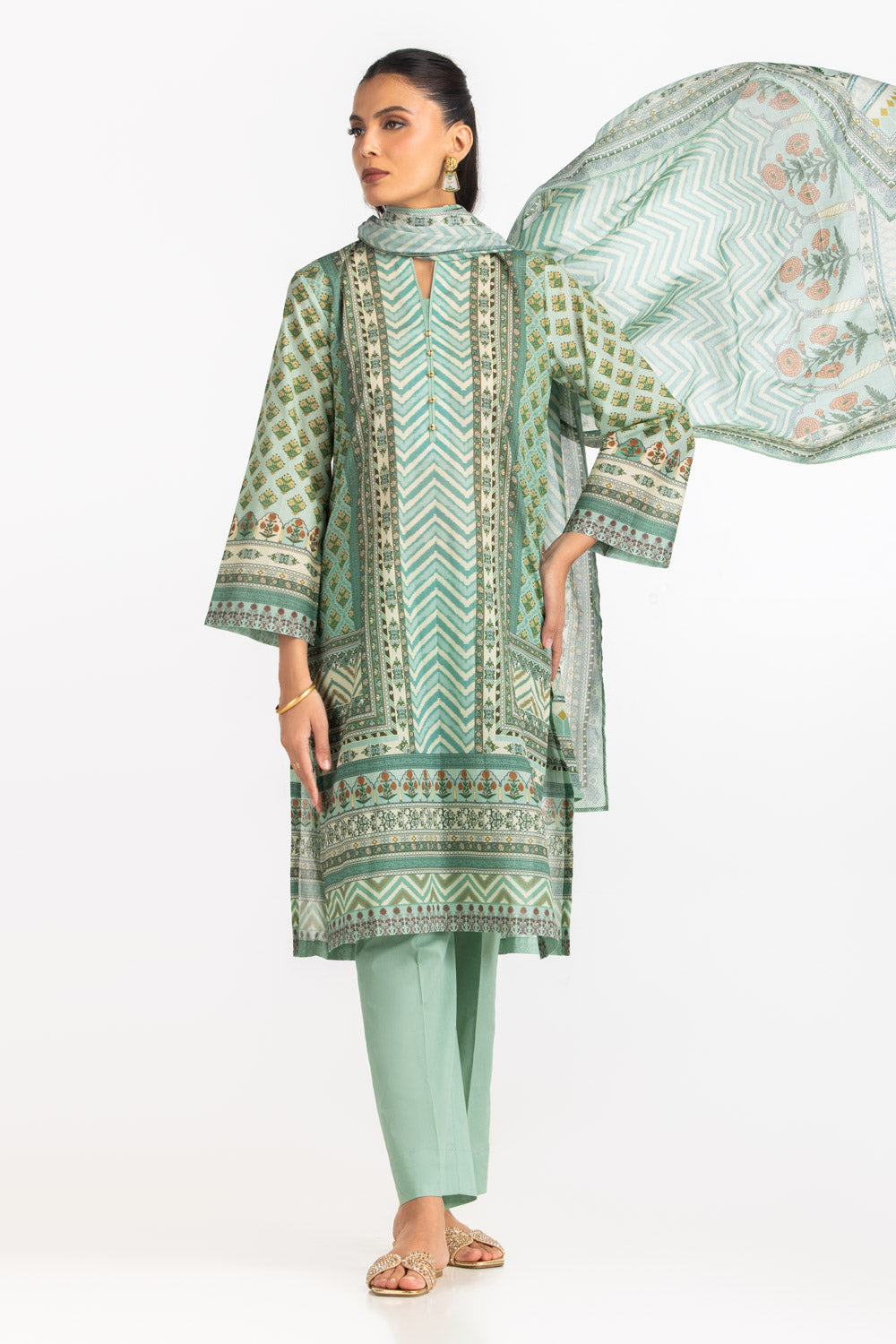 3PC Lawn Printed Suit