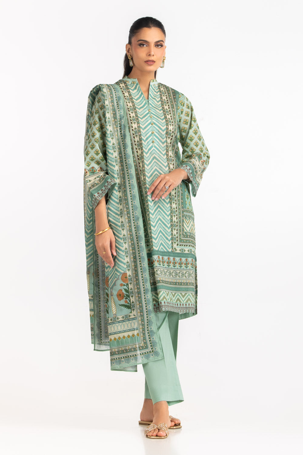 3PC Lawn Printed Suit