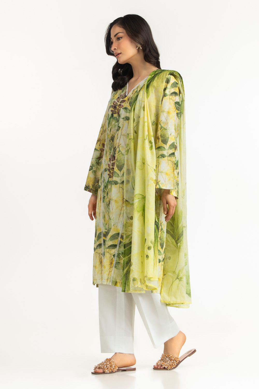 3Pc Lawn Printed Suit