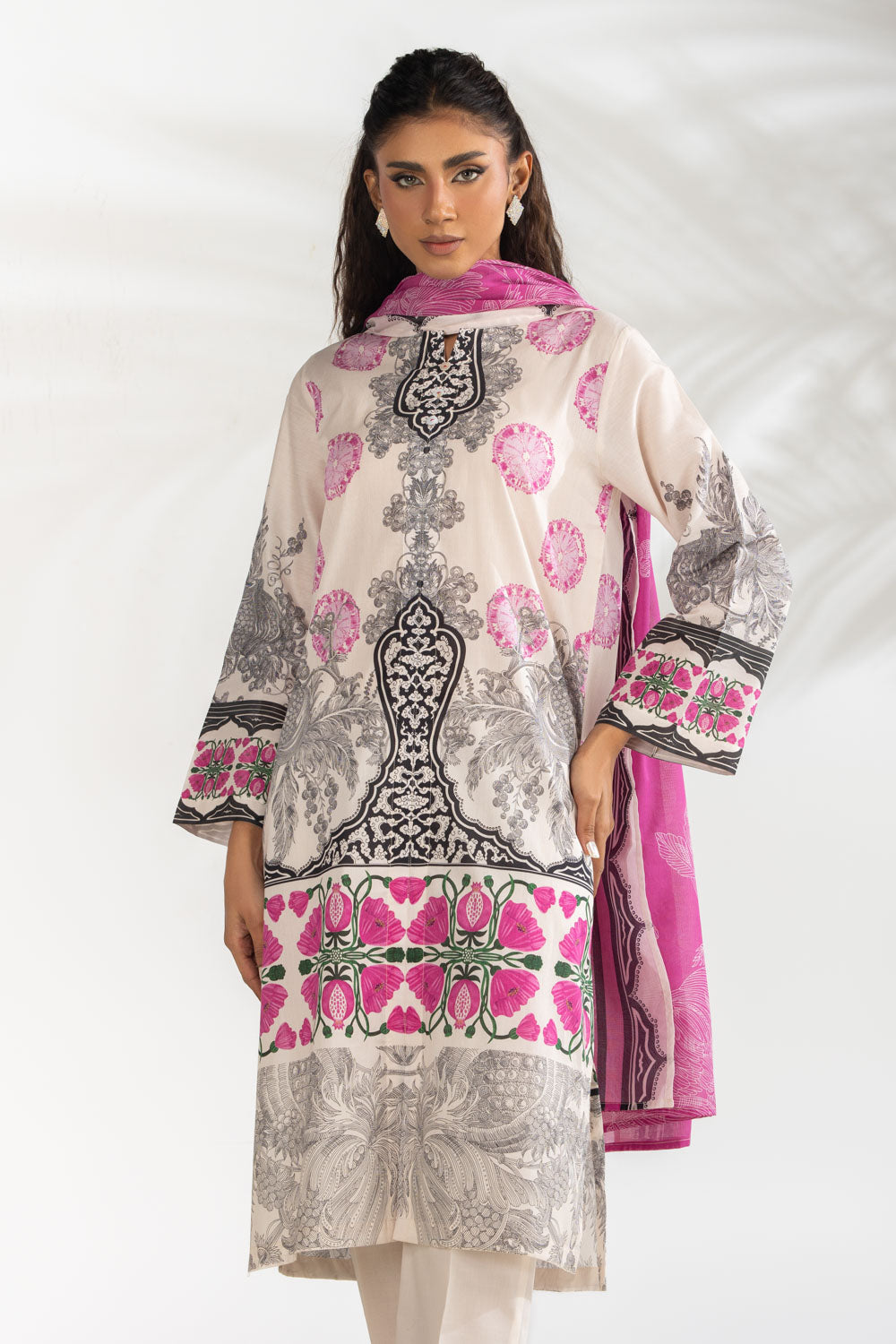3Pc Lawn Printed Suit