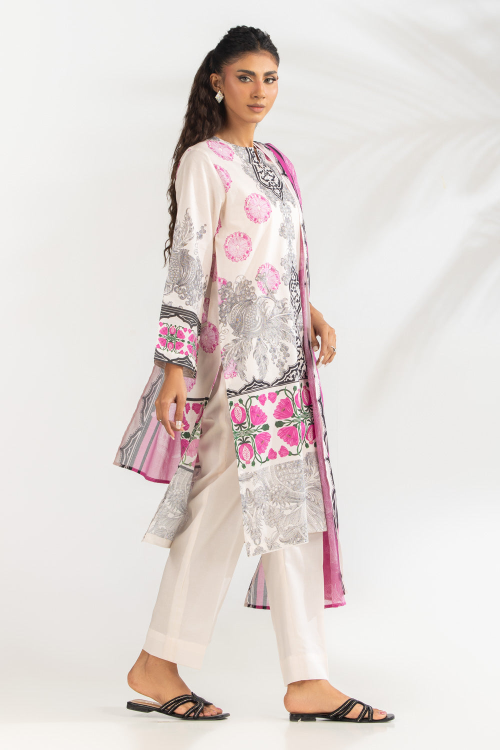 3Pc Lawn Printed Suit