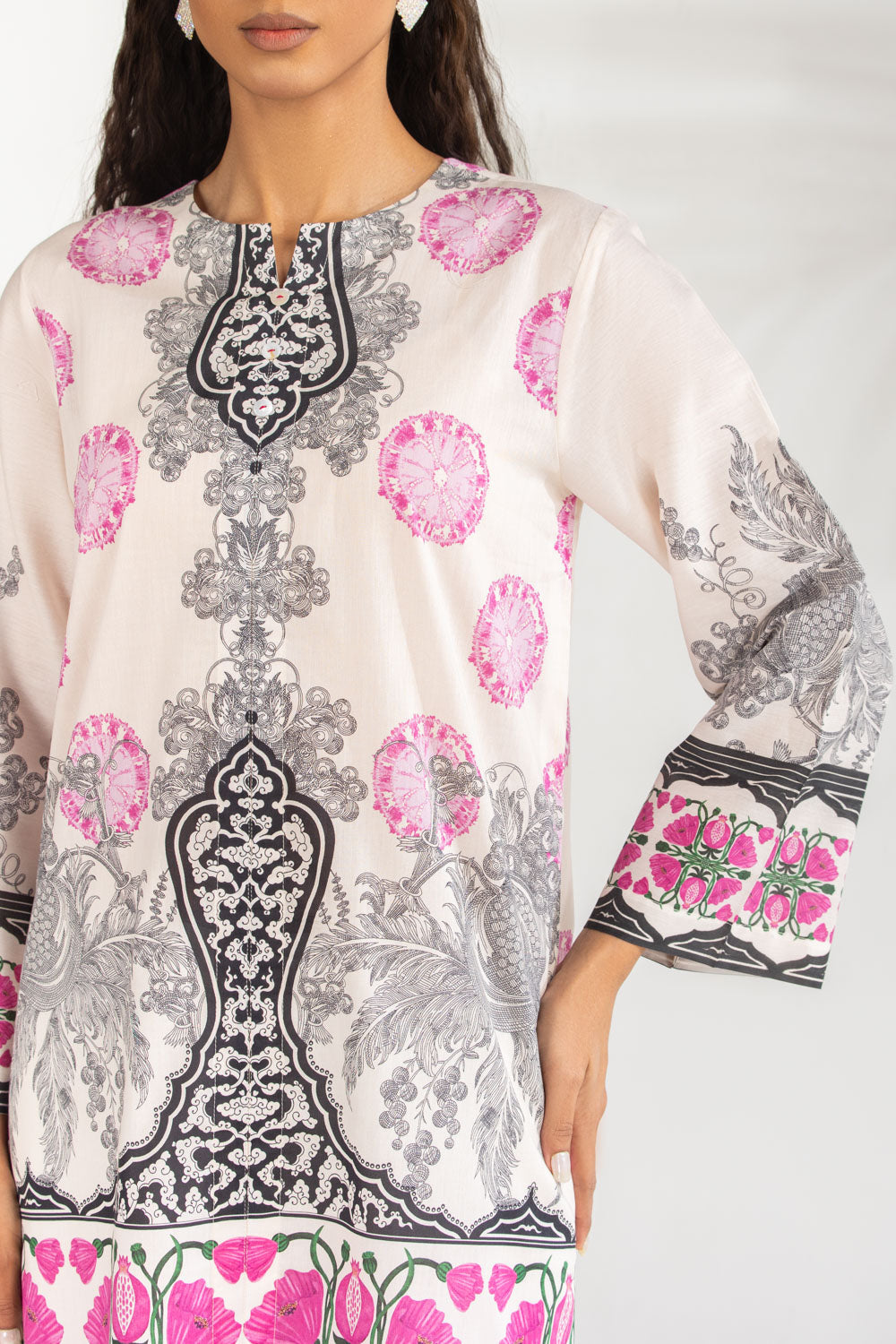3Pc Lawn Printed Suit