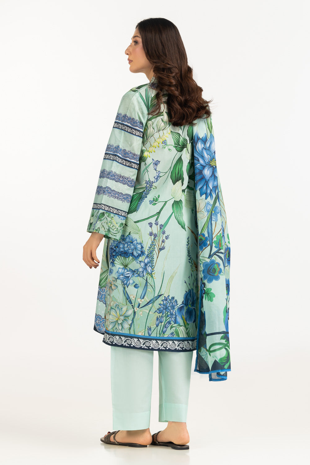 3Pc Lawn Printed Suit