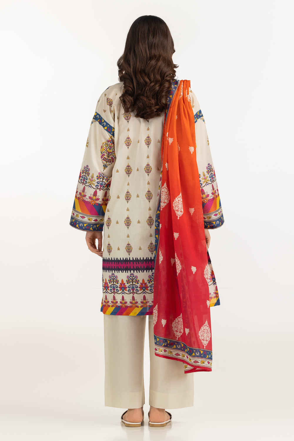 3Pc Lawn Printed Suit