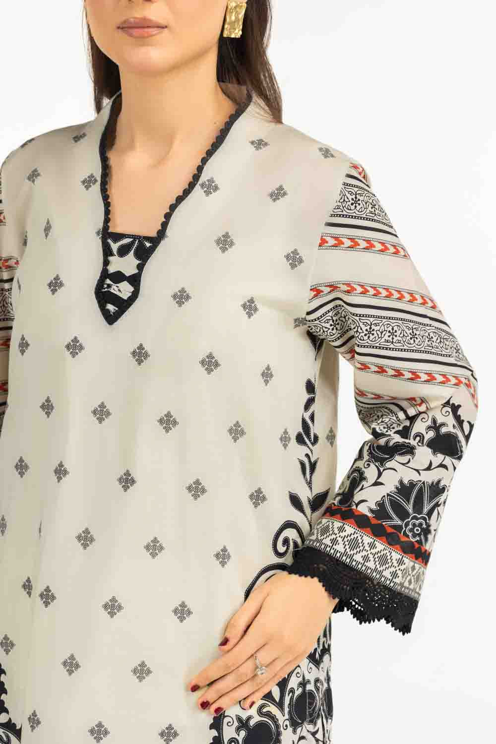 3Pc Lawn Printed Suit